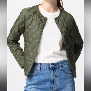 PUFFTECH QUILTED JACKET (WARM PADDED) size medium Color: olive green